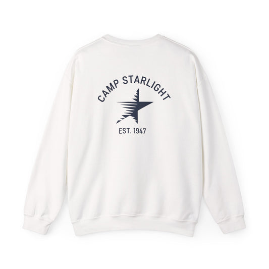Crewneck Sweatshirt - Camp Starlight Logo "Est. 1947" Vintage Camp Graphic