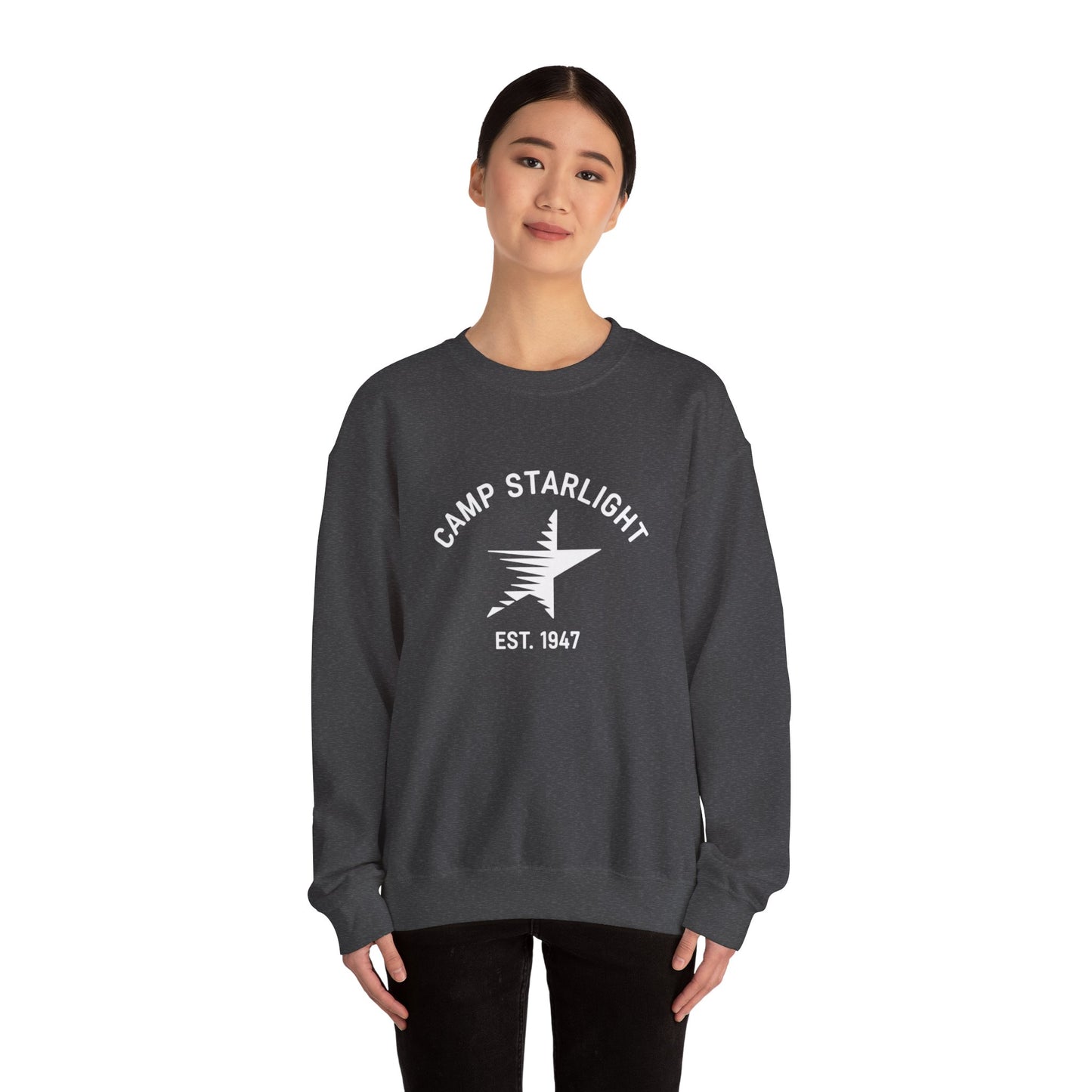 Crewneck Sweatshirt – Minimal White Cozy Pullover