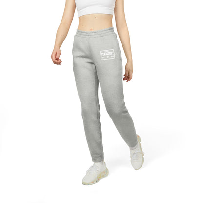 Adidas Fleece Joggers – Retro Cassette Logo Sweatpants