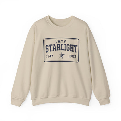 Camp Starlight Crewneck Sweatshirt — Retro Summer Camp Pullover (1947–2026)