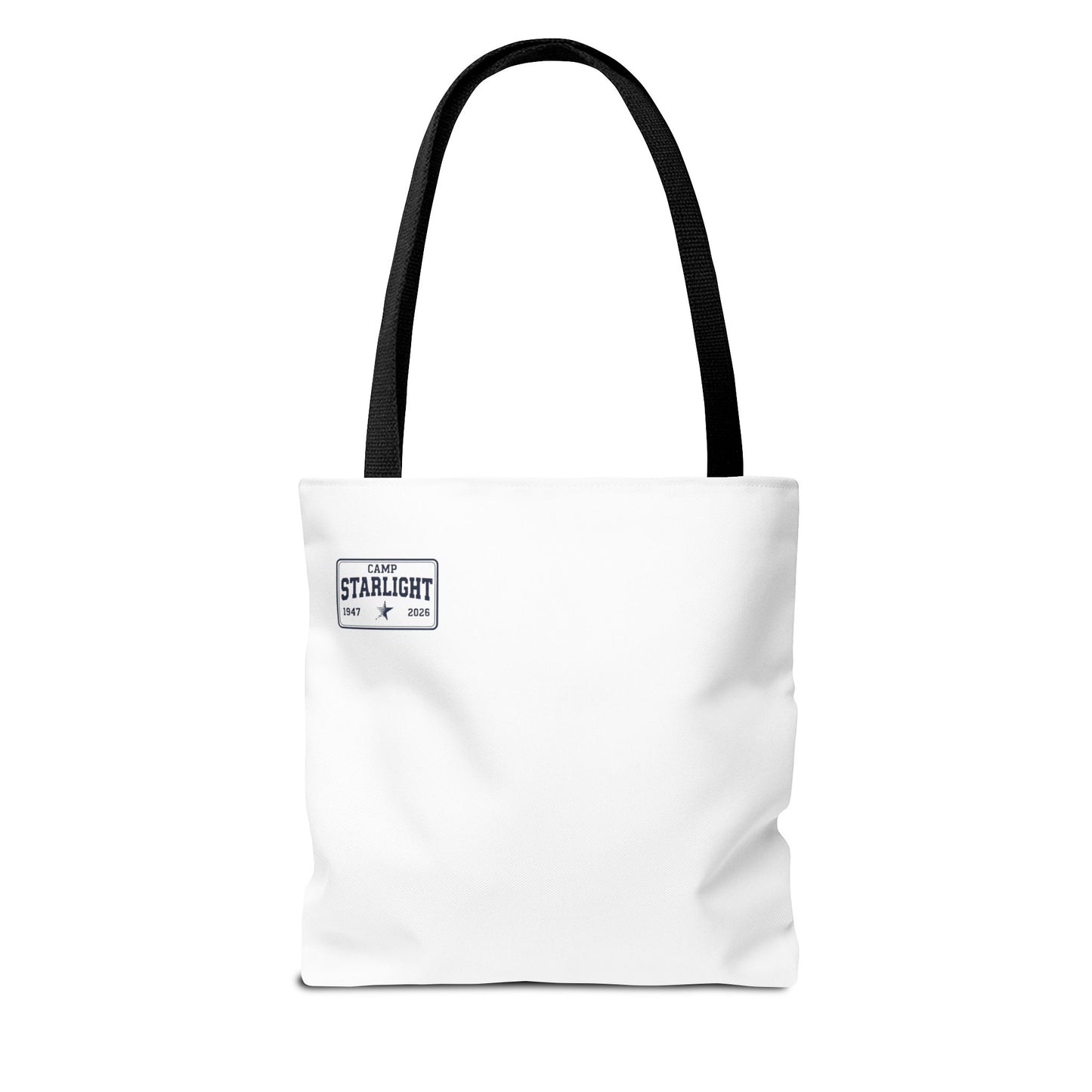 Camp Starlight Tote Bag — Vintage Camp Badge 1947–2026 Beach & Festival Tote