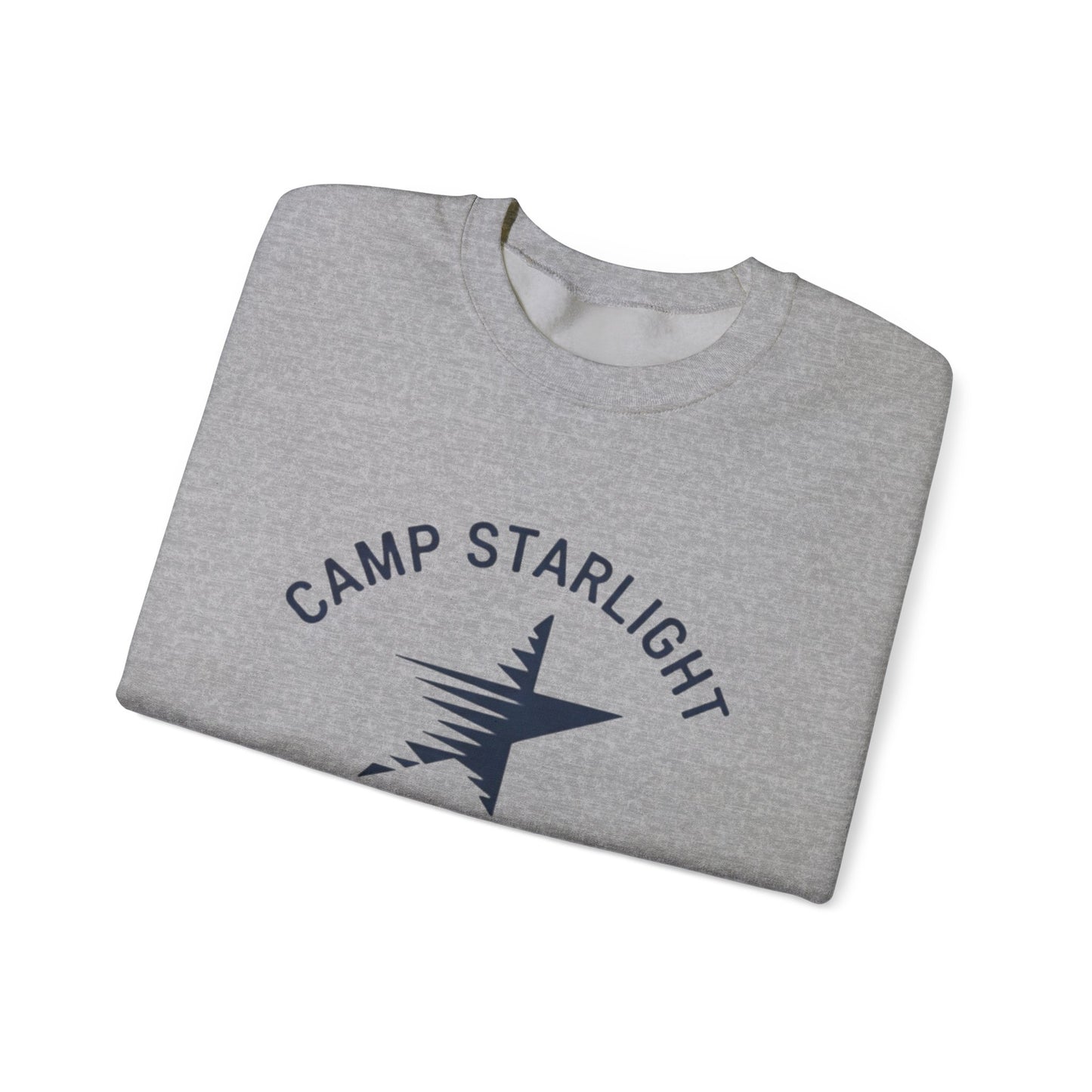 Camp Starlight Crewneck Sweatshirt — Vintage Camp Graphic, Established 1947