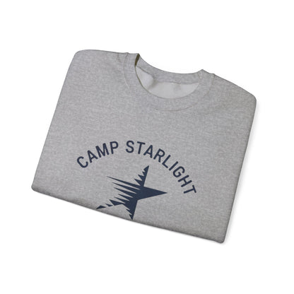 Camp Starlight Crewneck Sweatshirt — Vintage Camp Graphic, Established 1947