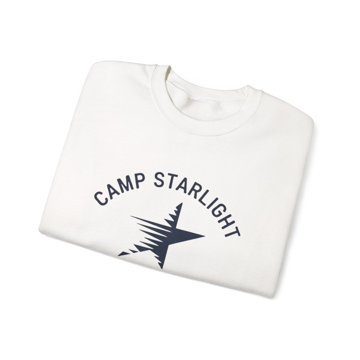 Camp Starlight Crewneck Sweatshirt — Vintage Camp Graphic, Established 1947