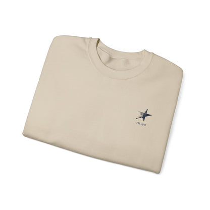 Camp Starlight Logo Sweatshirt — Vintage Camp Crest Crewneck