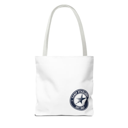 Camp Starlight Logo Tote Bag — Vintage Camp Est. 1947 Canvas Tote