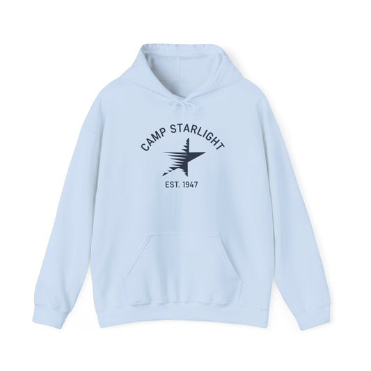 Camp Starlight Hoodie - Vintage Camp Logo "EST. 1947" Casual Pullover