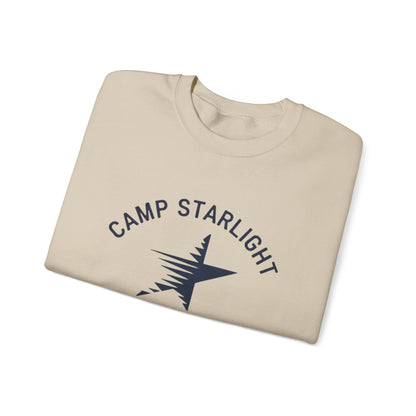 Camp Starlight Crewneck Sweatshirt — Vintage Camp Graphic, Established 1947