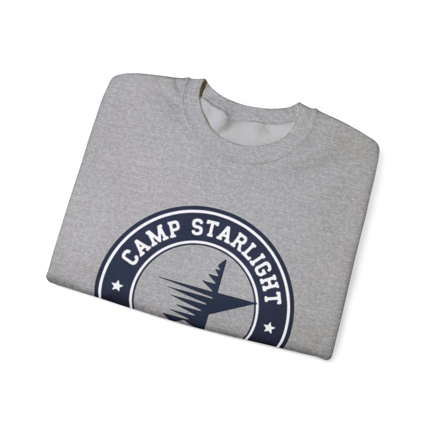 Camp Starlight Crewneck Sweatshirt — Vintage Camp Logo Pullover (Est. 1947)