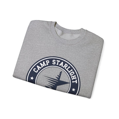 Camp Starlight Crewneck Sweatshirt — Vintage Camp Logo Pullover (Est. 1947)