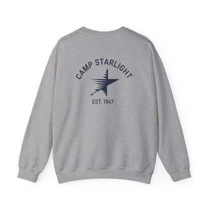 Crewneck Sweatshirt - Camp Starlight Logo "Est. 1947" Vintage Camp Graphic