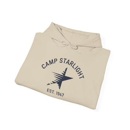 Camp Starlight Hoodie - Vintage Camp Logo "EST. 1947" Casual Pullover