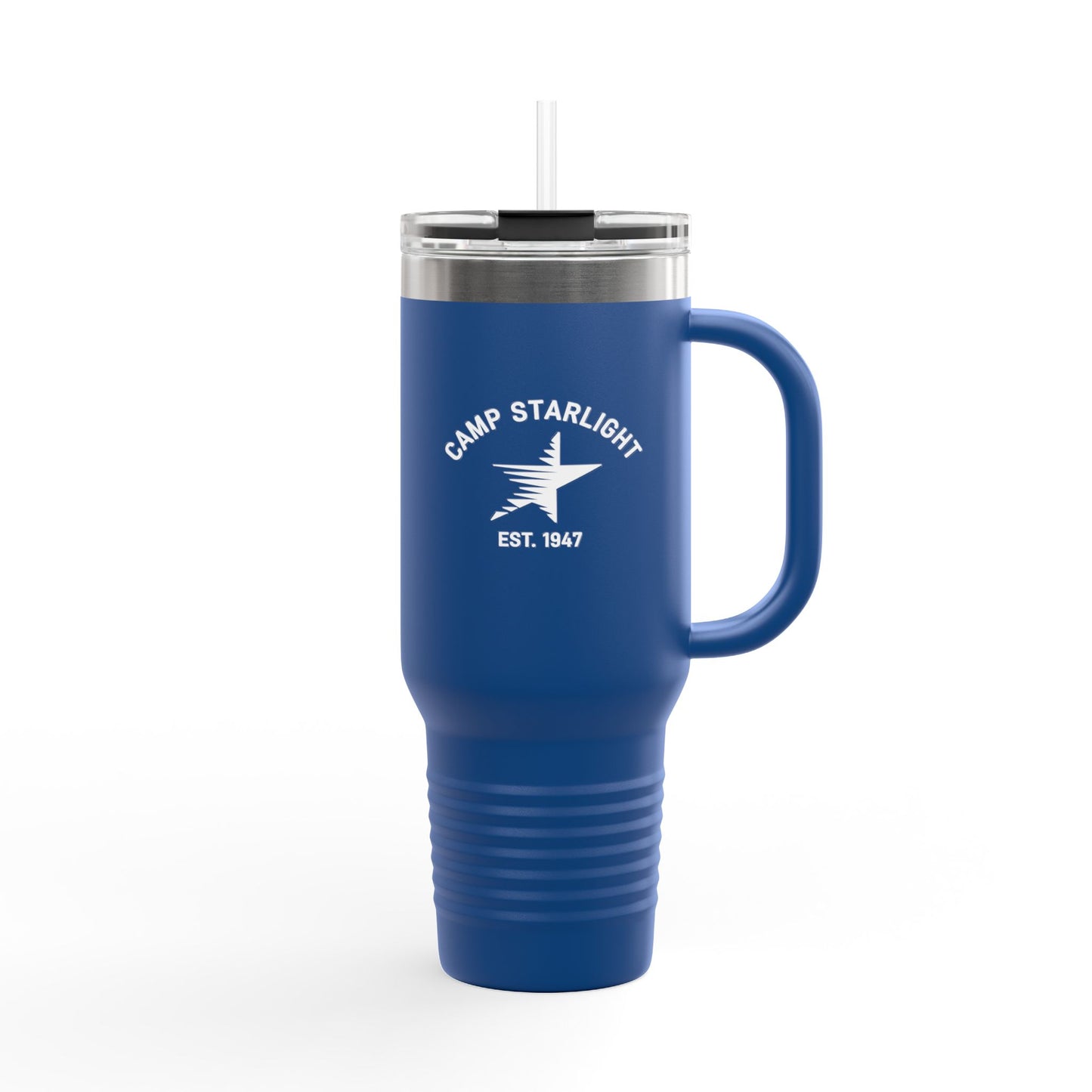 Camp Starlight 40oz Insulated Travel Mug — Large Thermal Tumbler with Handle