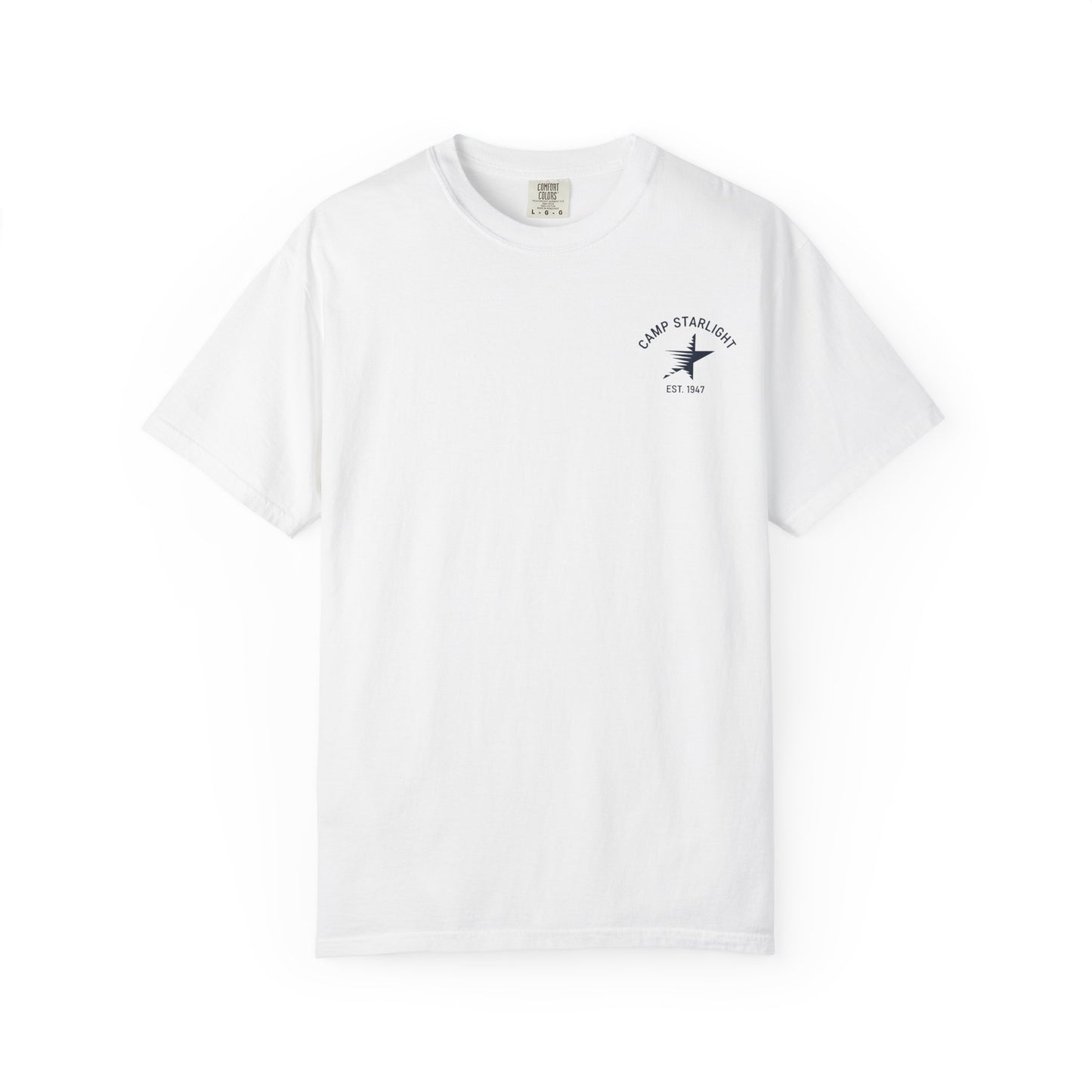 Camp Starlight Graphic T-Shirt — 'Camp Starlight EST. 1947' Casual Tee