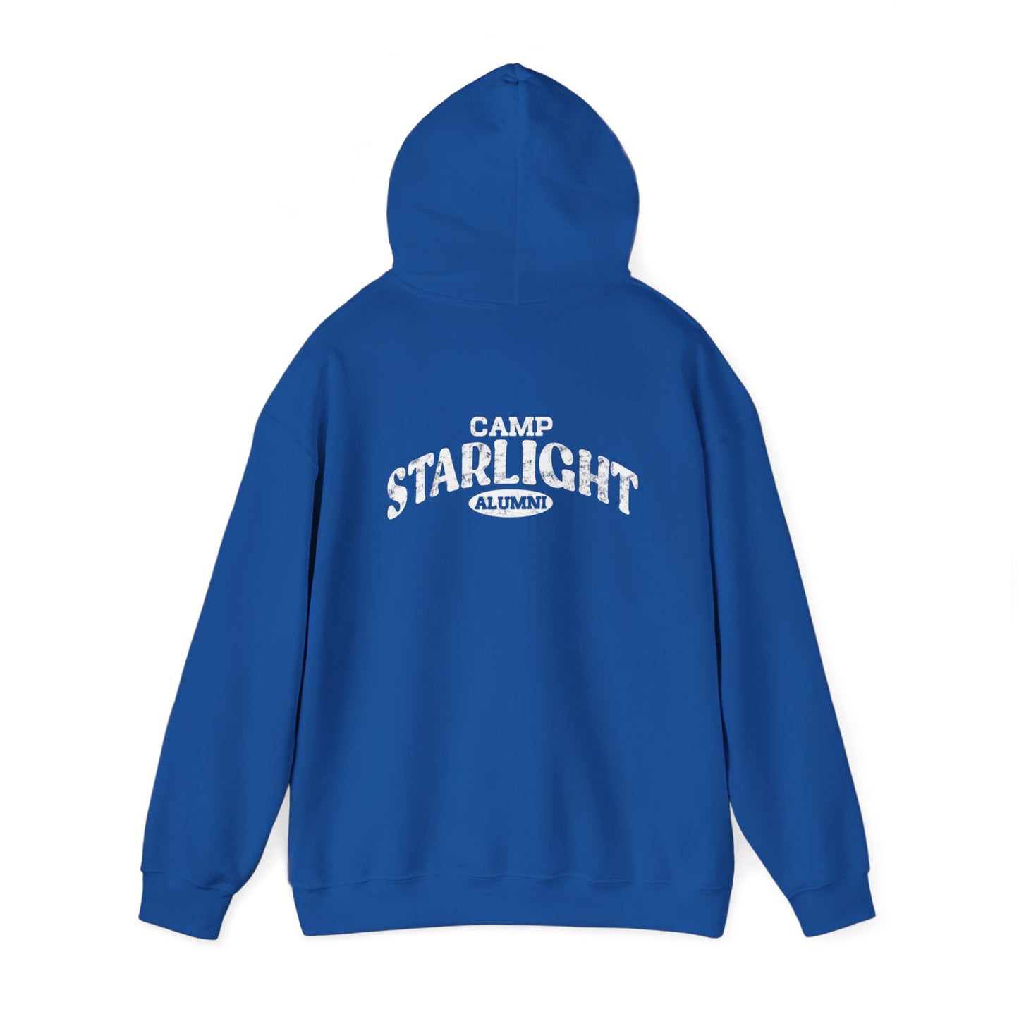 White 'overnight' Distressed Logo Hoodie – Casual Vintage Streetwear Pullover