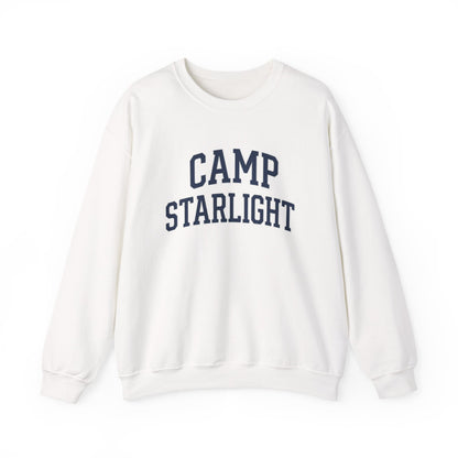 Camp Starlight Crewneck Sweatshirt — Cozy Retro Camp Graphic Pullover