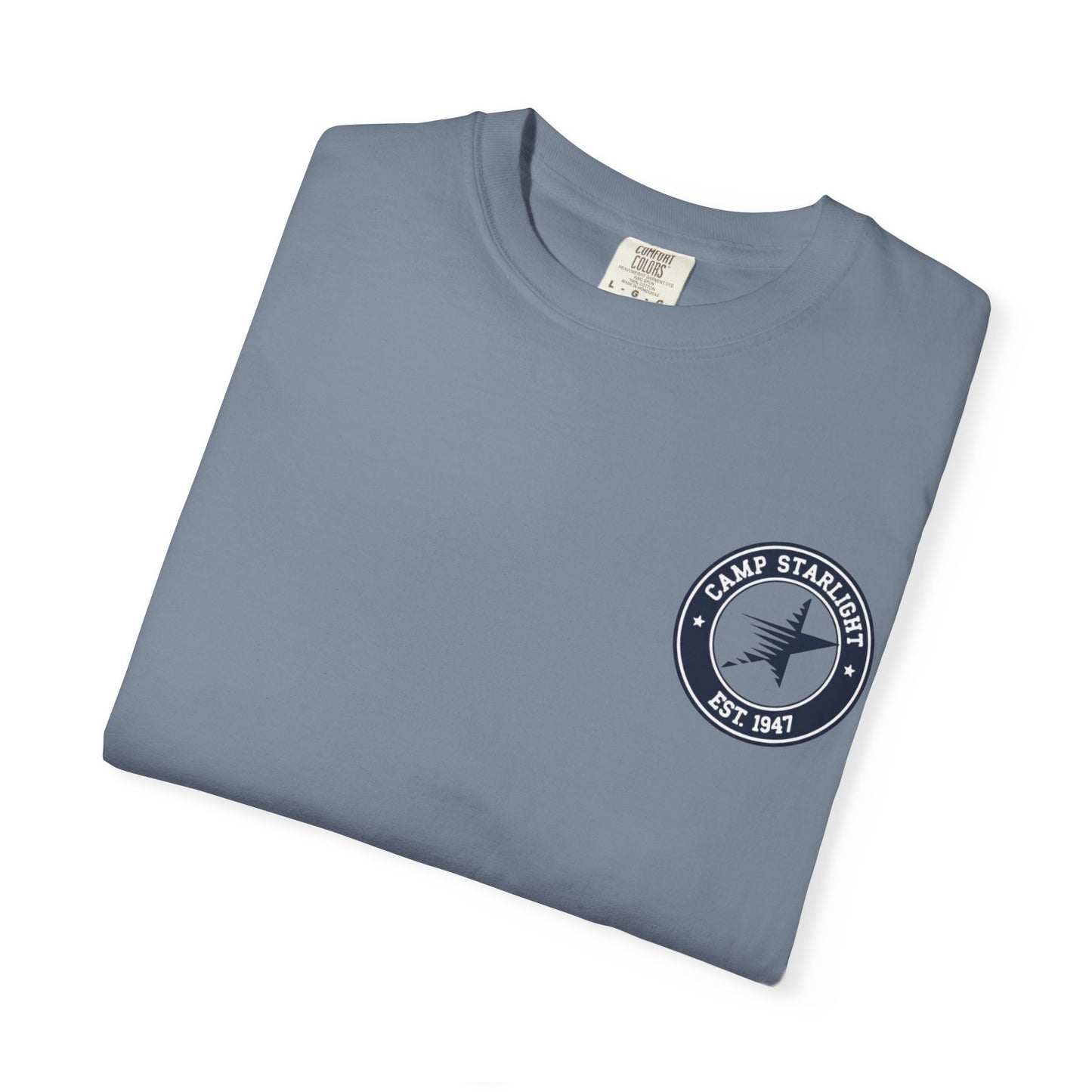 Camp Starlight Logo T-Shirt — Vintage Camp Graphic Tee (Est. 1941)
