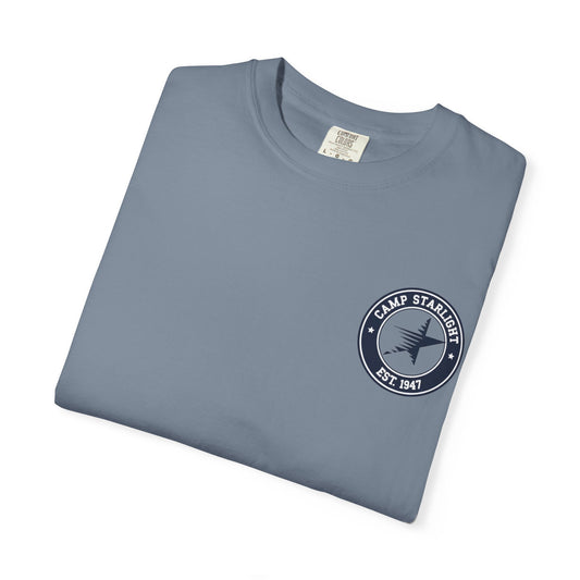 Camp Starlight Logo T-Shirt — Vintage Camp Graphic Tee (Est. 1941)