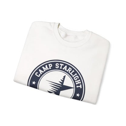 Camp Starlight Crewneck Sweatshirt — Vintage Camp Logo Pullover (Est. 1947)