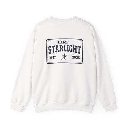 Crewneck Sweatshirt — Camp Starlight Vintage Logo (1947–2026)