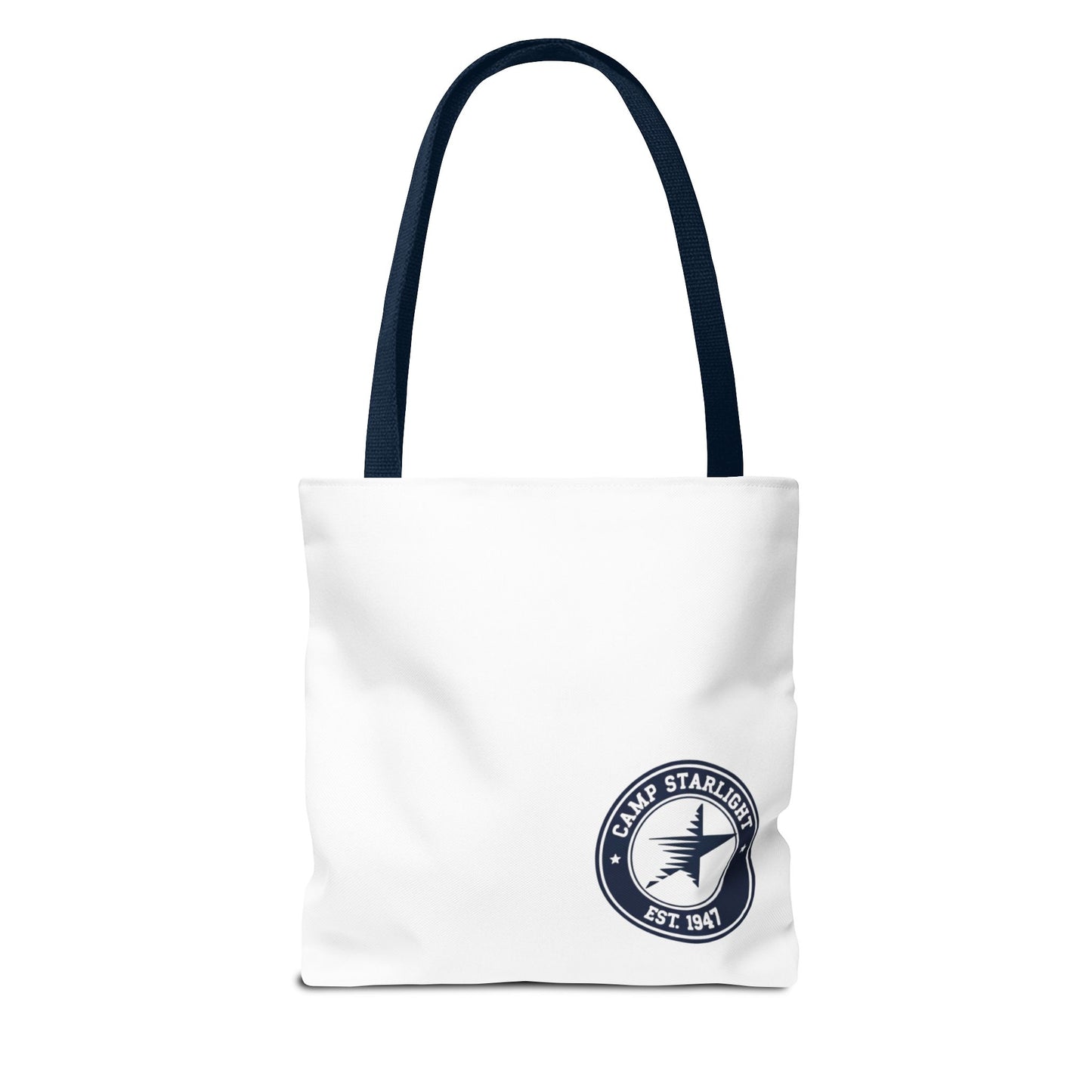 Camp Starlight Logo Tote Bag — Vintage Camp Est. 1947 Canvas Tote