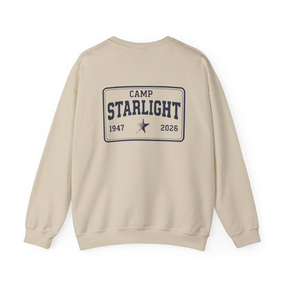 Crewneck Sweatshirt — Camp Starlight Vintage Logo (1947–2026)