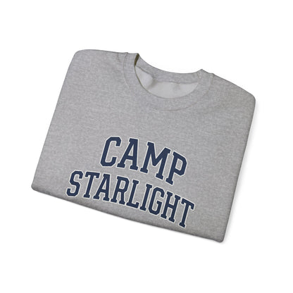 Camp Starlight Crewneck Sweatshirt — Cozy Retro Camp Graphic Pullover