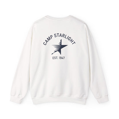 Crewneck Sweatshirt - Camp Starlight Logo "Est. 1947" Vintage Camp Graphic