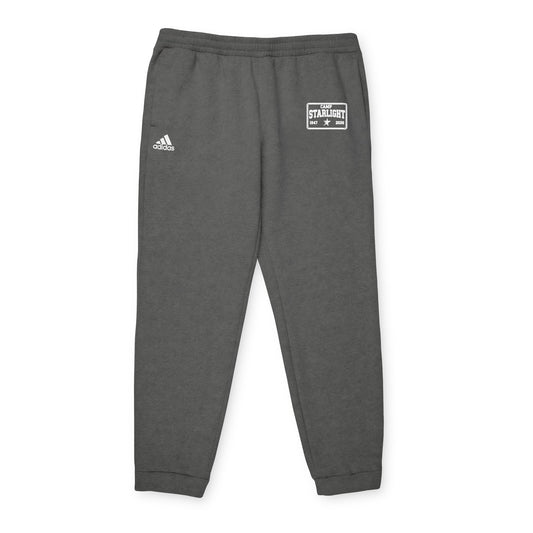 Adidas Fleece Joggers – Retro Cassette Logo Sweatpants