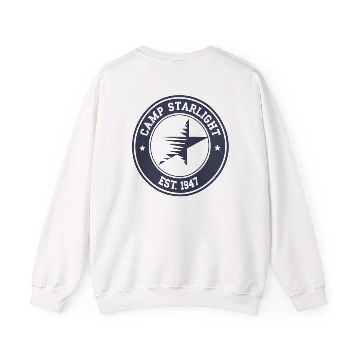 Camp Starlight Logo Sweatshirt — Vintage Camp Crest Crewneck