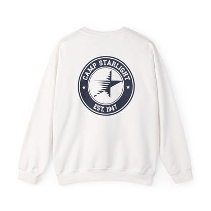 Camp Starlight Logo Sweatshirt — Vintage Camp Crest Crewneck