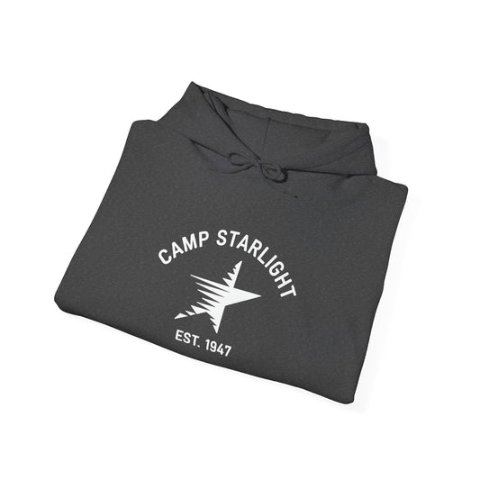 Camp Starlight Hoodie – Vintage Camp Logo Sweatshirt (Est. 1947)