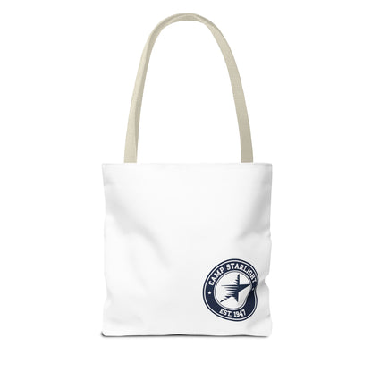 Camp Starlight Logo Tote Bag — Vintage Camp Est. 1947 Canvas Tote