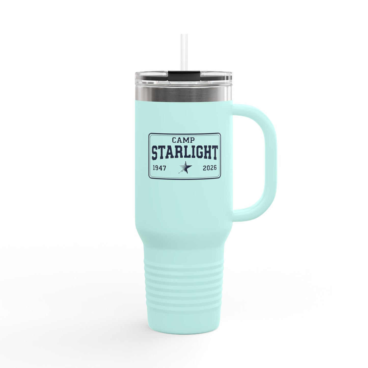 Starlight Camp 40oz Insulated Travel Mug — Large Stainless Steel Tumbler with Handle