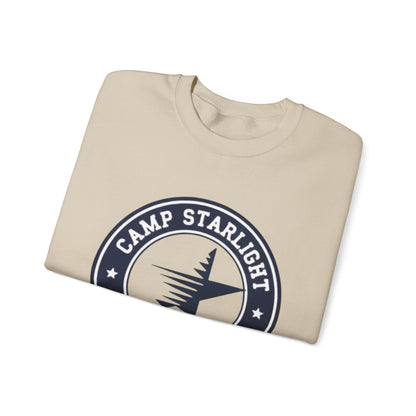 Camp Starlight Crewneck Sweatshirt — Vintage Camp Logo Pullover (Est. 1947)
