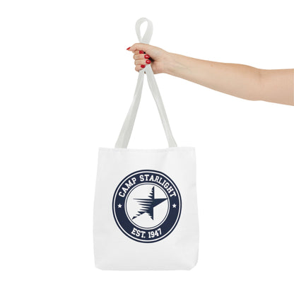 Camp Starlight Logo Tote Bag — Vintage Camp Est. 1947 Canvas Tote