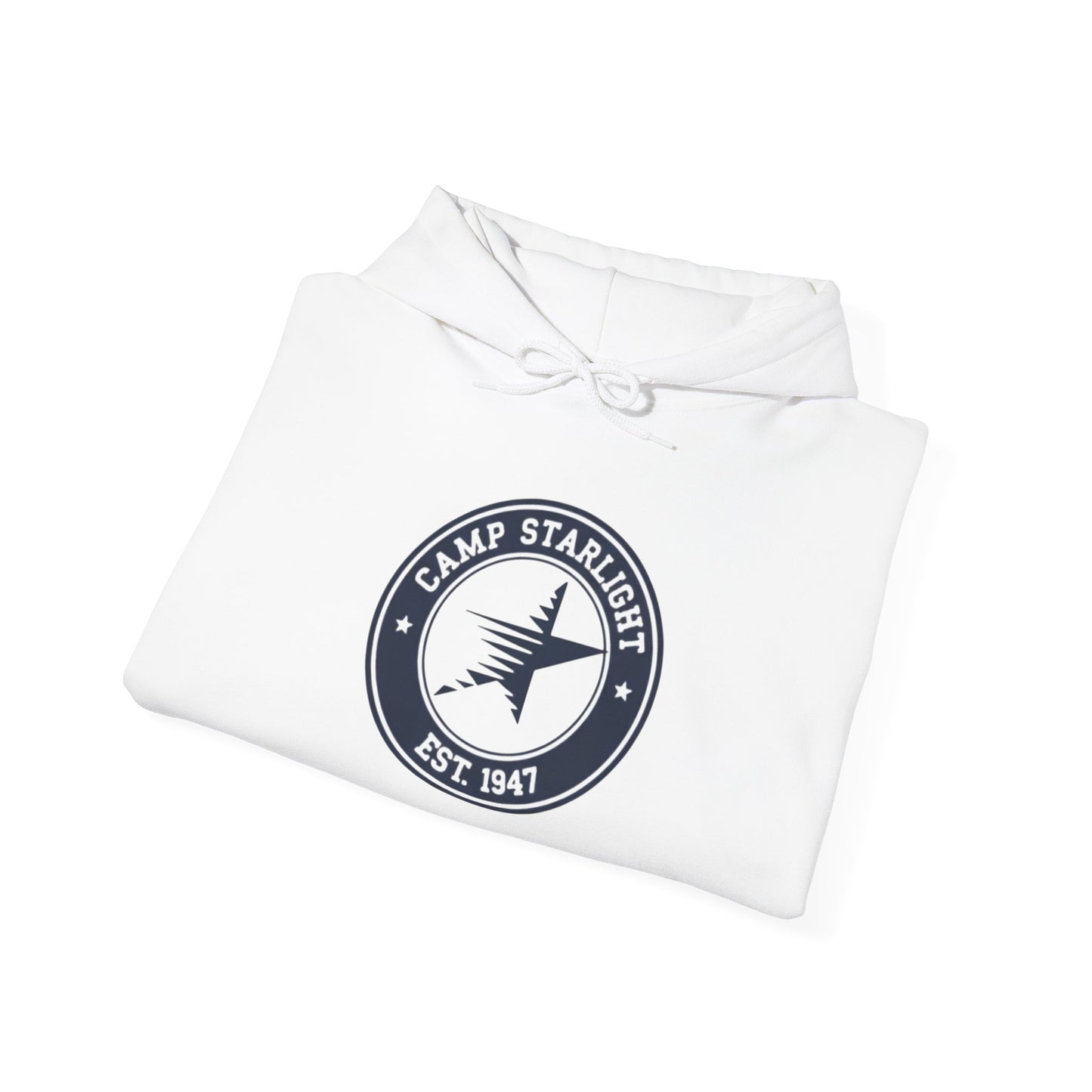 Camp Starlight Hoodie — Vintage Camp Emblem Sweatshirt