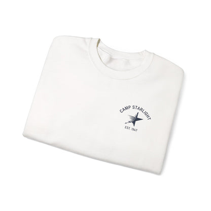 Crewneck Sweatshirt - Camp Starlight Logo "Est. 1947" Vintage Camp Graphic