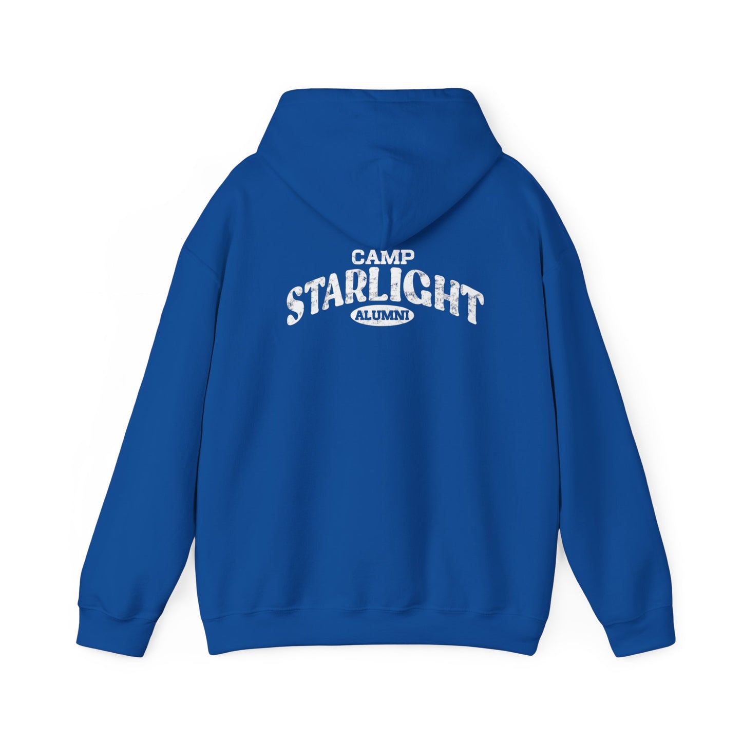 White 'overnight' Distressed Logo Hoodie – Casual Vintage Streetwear Pullover