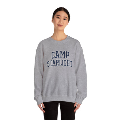 Camp Starlight Crewneck Sweatshirt — Cozy Retro Camp Graphic Pullover