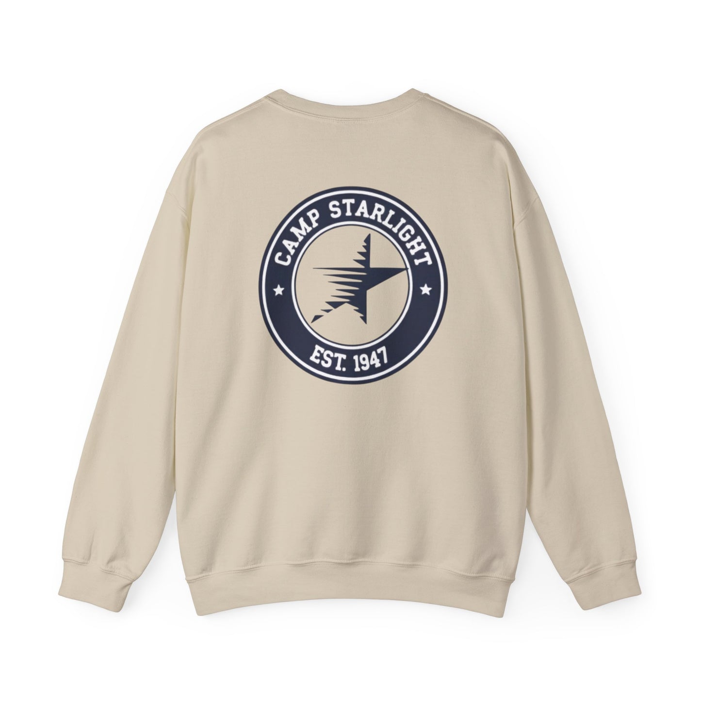 Camp Starlight Logo Sweatshirt — Vintage Camp Crest Crewneck