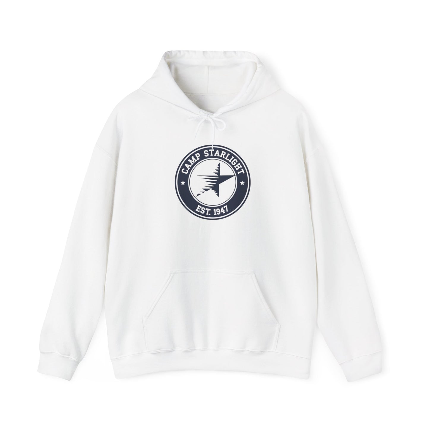 Camp Starlight Hoodie — Vintage Camp Emblem Sweatshirt