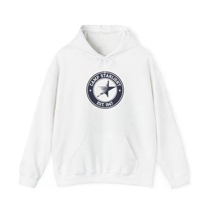 Camp Starlight Hoodie — Vintage Camp Emblem Sweatshirt