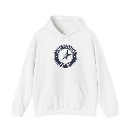 Camp Starlight Hoodie — Vintage Camp Emblem Sweatshirt
