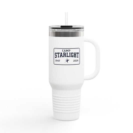 Starlight Camp 40oz Insulated Travel Mug — Large Stainless Steel Tumbler with Handle