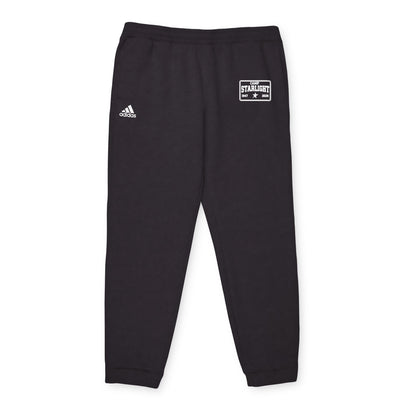 Adidas Fleece Joggers – Retro Cassette Logo Sweatpants