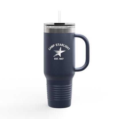 Camp Starlight 40oz Insulated Travel Mug — Large Thermal Tumbler with Handle