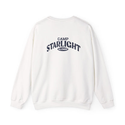 Starlight Crewneck Sweatshirt — Minimal Retro Chest Logo