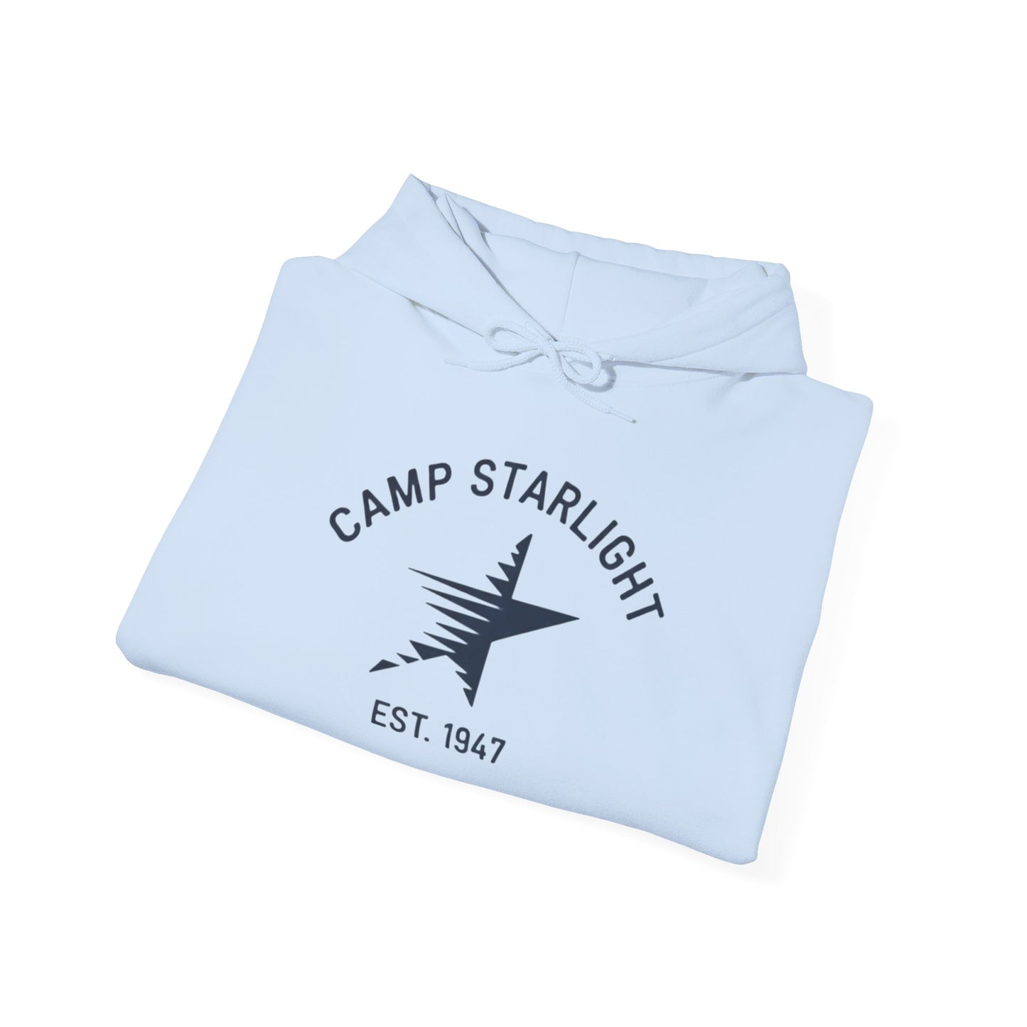 Camp Starlight Hoodie - Vintage Camp Logo "EST. 1947" Casual Pullover