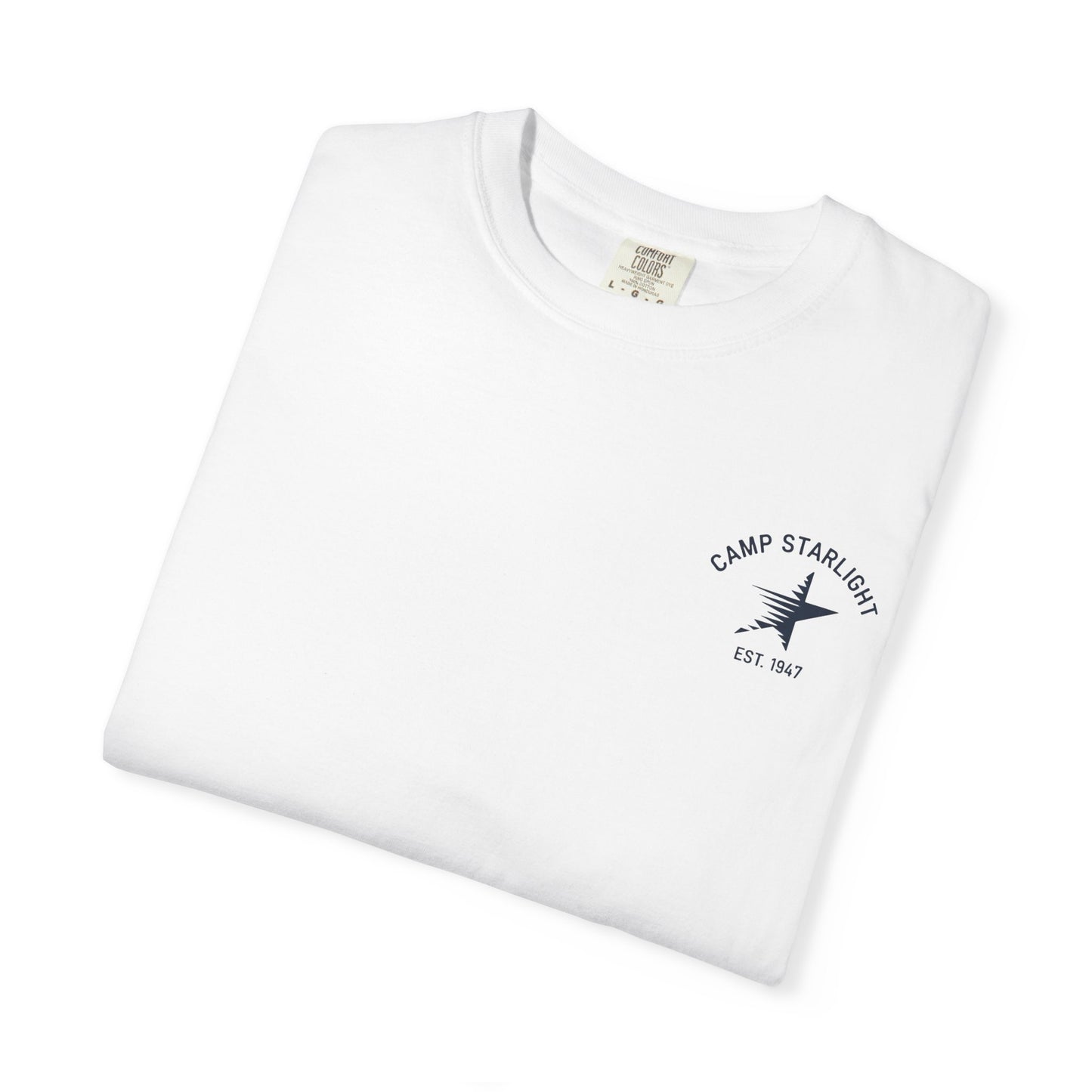 Camp Starlight Graphic T-Shirt — 'Camp Starlight EST. 1947' Casual Tee